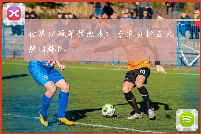 世界杯冠军预测表:专家分析五大热门球队