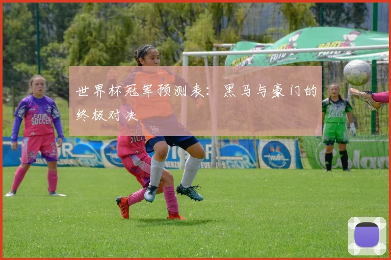 世界杯冠军预测表:黑马与豪门的终极对决
