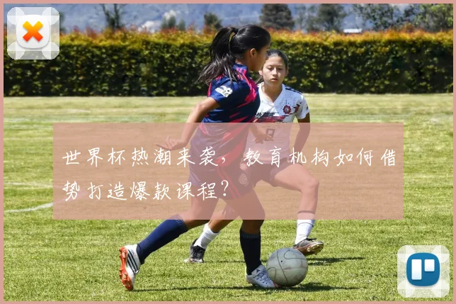 世界杯热潮来袭,教育机构如何借势打造爆款课程?